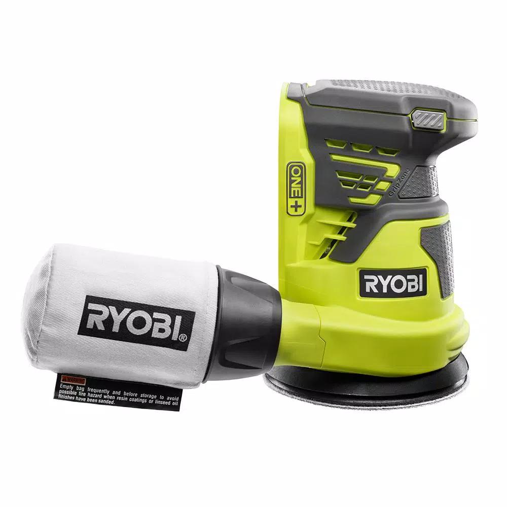 RYOBI 18V ONE+ 5 in. Random Orbit Sander Kit with 2.0 Ah Battery and Charger