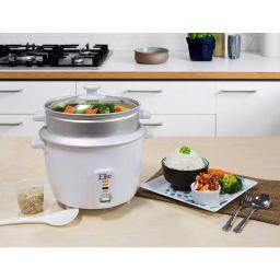 Elite Gourmet 16-Cup Rice Cooker with Steam Tray, White thumbnail 7