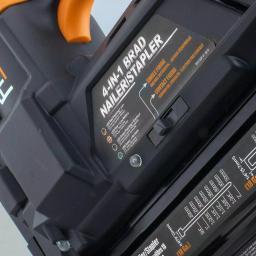 Freeman 20V Cordless 4-in-1 18-Gauge Flooring Nailer and Stapler Kit thumbnail 3