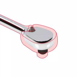 TEKTON SRH91001 3-Piece Ratchet Set, 1/4 in., 3/8 in., and 1/2 in. Drives, 90-Tooth thumbnail 3