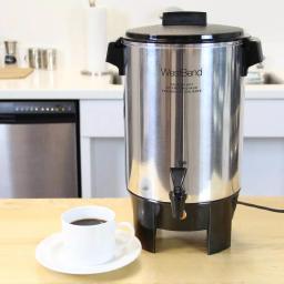 West Bend 30-Cup Commercial Aluminum Coffee Urn with Automatic Temperature Control and Quick Brewing thumbnail 5