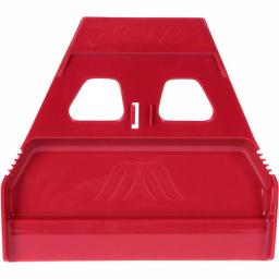 WISP miniWISP 6 in. Red Whisk Broom and 7 in. Dustpan Set with Electrostatic Bristle Seal Technology thumbnail 4