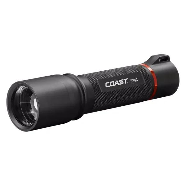 Coast HP8R 760 Lumens LED Rechargeable Focusing Flashlight with Slide Focus