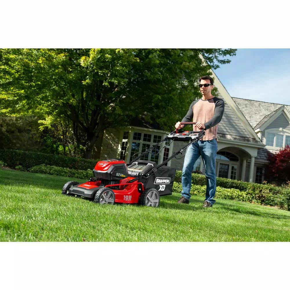 Snapper XD 19 in. 82V Cordless Self-Propelled Mower Kit with StepSense Technology