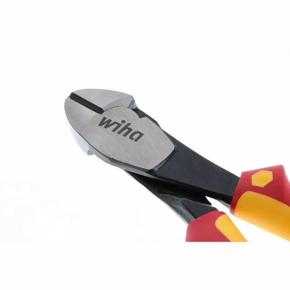 Wiha 8 in. Insulated High Leverage Diagonal Cutters, 1000V VDE Certified