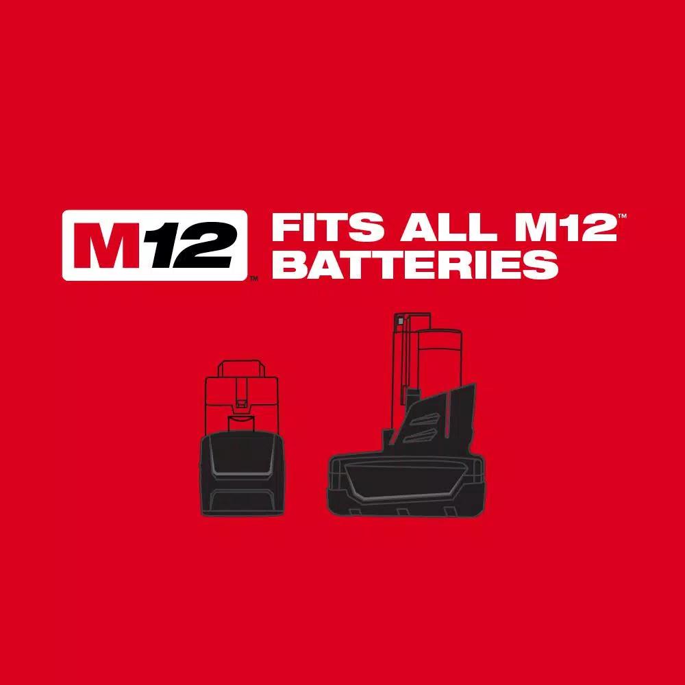 Milwaukee M12 FUEL 12V Cordless 3/8 in. Ratchet and 1/2 in. Stubby Impact Wrench Combo Kit with (2) 3.0 Ah Batteries