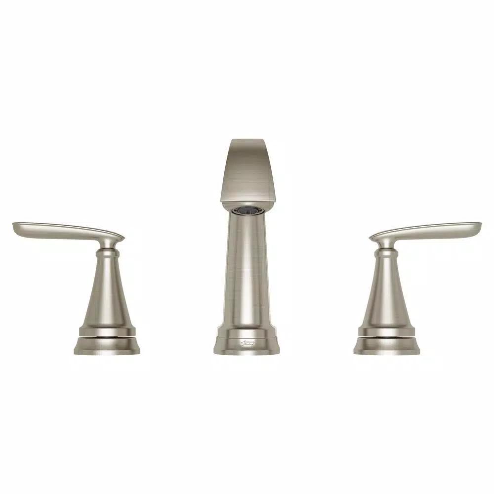 American Standard Somerville 8 in. Widespread Bathroom Faucet with Pop-Up Drain, Brushed Nickel