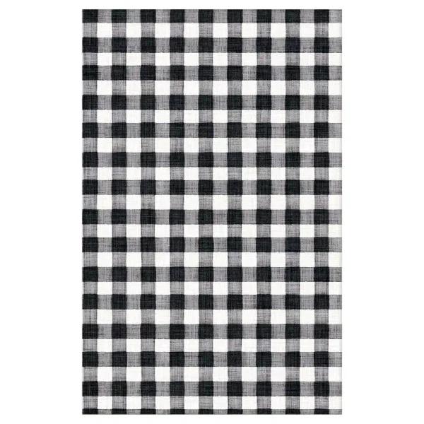 Amscan Harvest Market Multi-Colored Paper Checkered Fall Table Cover, 54 in. x 102 in. (3-Pack)