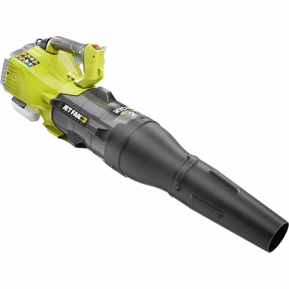 RYOBI Gas Trimmer 30cc 4-Cycle Attachment Capable & 25cc 2-Cycle Jet Fan Blower Combo