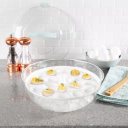 Classic Cuisine 4-in-1 Cold Appetizer Chilled Serving Tray Set thumbnail 5
