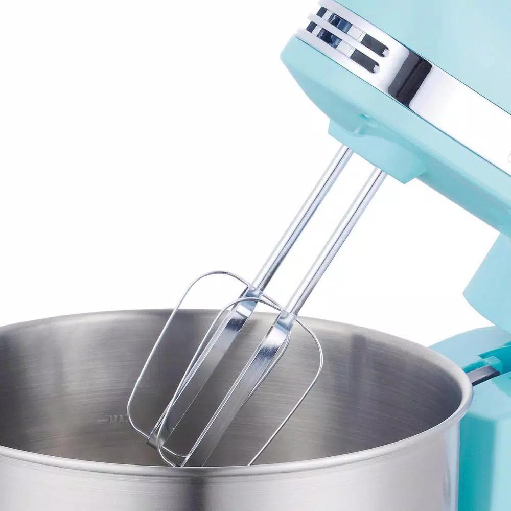 Brentwood Appliances Brentwood 5-Speed Stand Mixer with 3-Qt Stainless Steel Mixing Bowl, Blue