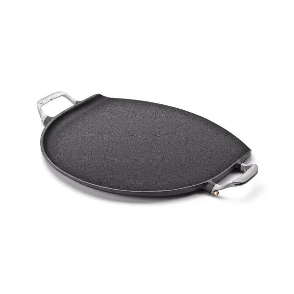 Outset 14 in. Cast Iron Pizza Iron with Forged Steel Handles