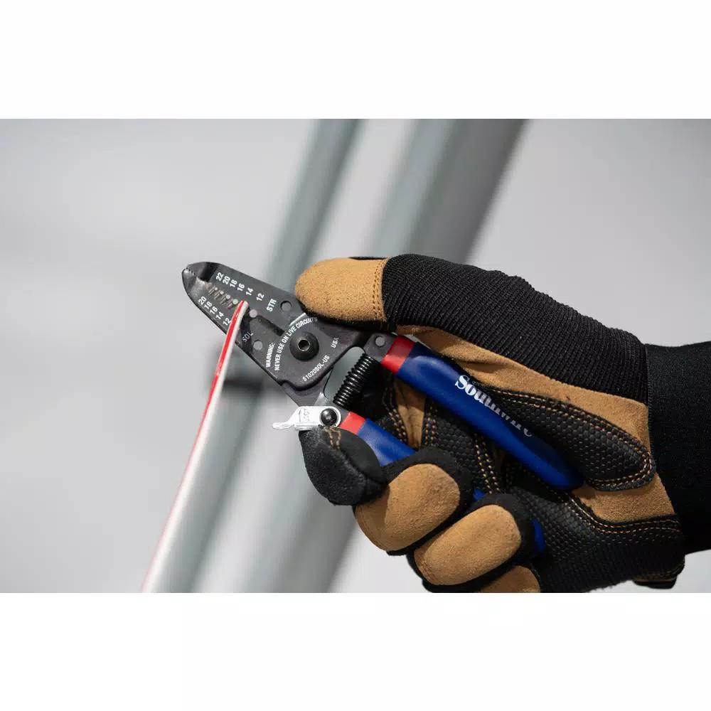 Southwire S1020SOLUS Wire Stripper 10-20 AWG & 12-22 AWG Solid Wire, Heat-Treated Steel