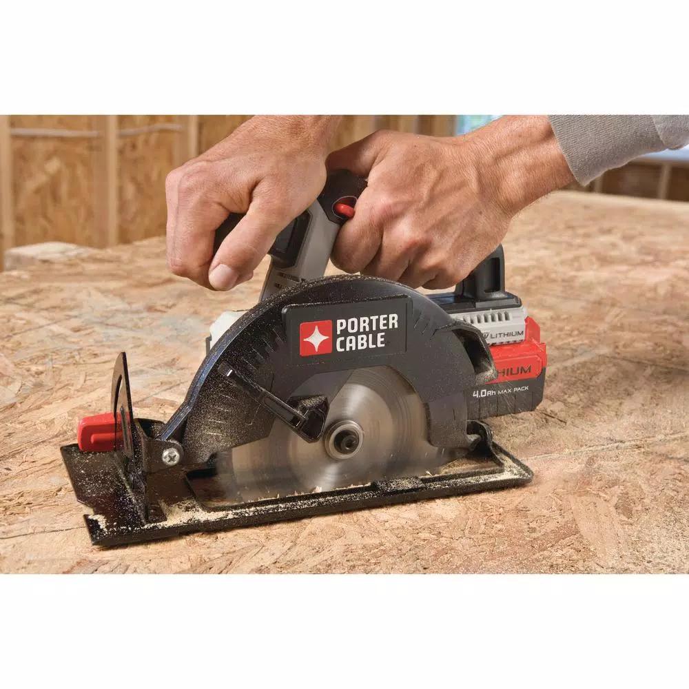 Porter-Cable 20V MAX Cordless 6-1/2 in. Circular Saw, Tool-Only