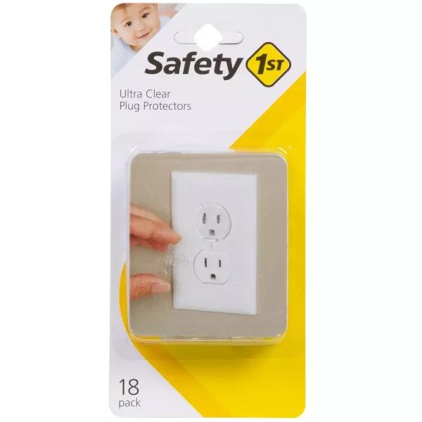 Safety 1st Ultra Clear Outlet Plugs, 18-Pack