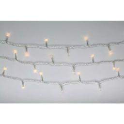 Novolink 34 ft. 100-Light LED Warm White Battery Operated Decorative String Lights with Timer thumbnail 4