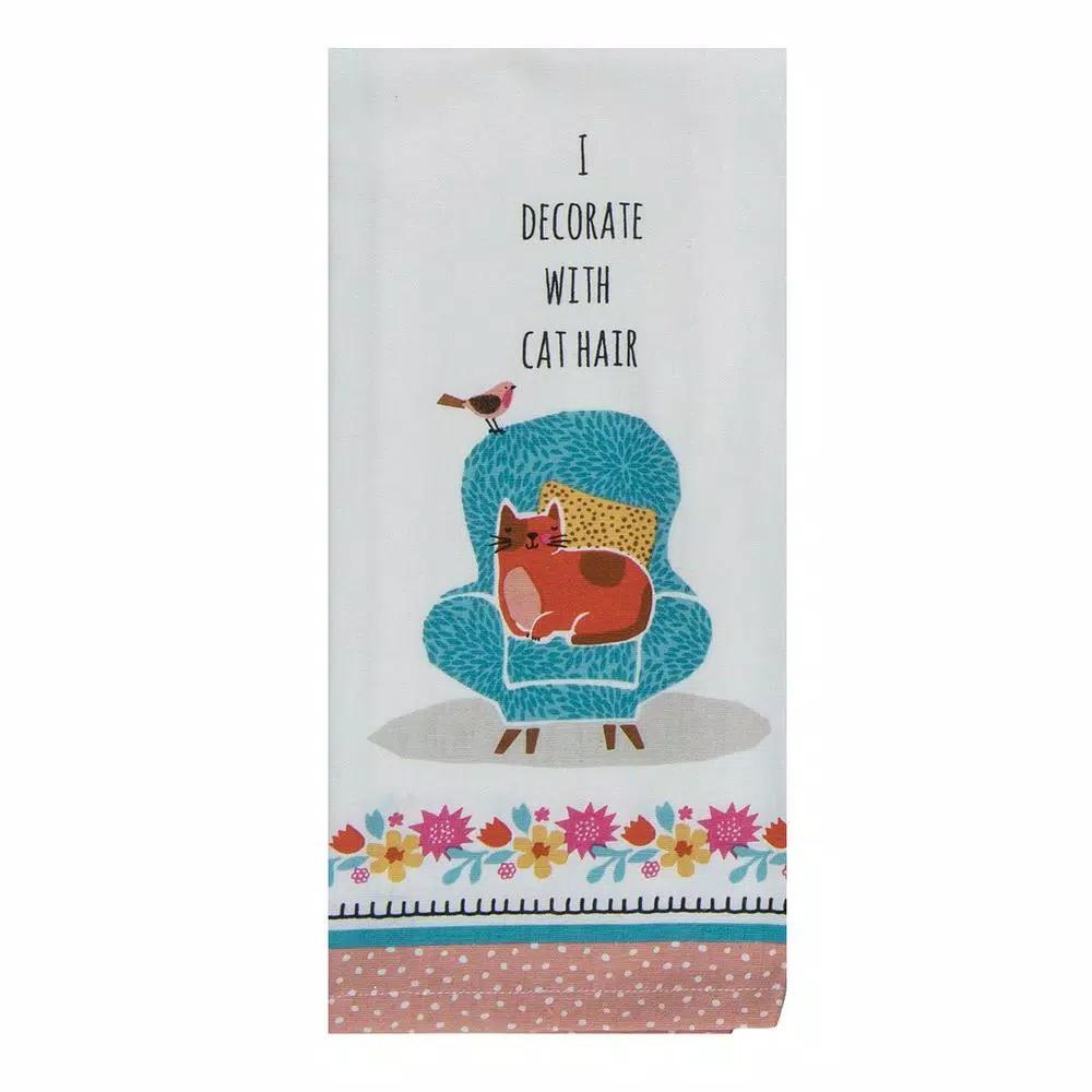 Kay Dee Crazy Cat Cotton Multi Kitchen Textile Set - 4 Piece Set