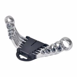 KING 5-Piece SAE Half-Moon Box-End Wrench Set, 5/16 in. to 7/8 in. thumbnail 2