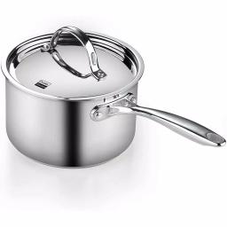 Cooks Standard Classic 10-Piece Stainless Steel Cookware Set with Induction Compatibility thumbnail 4