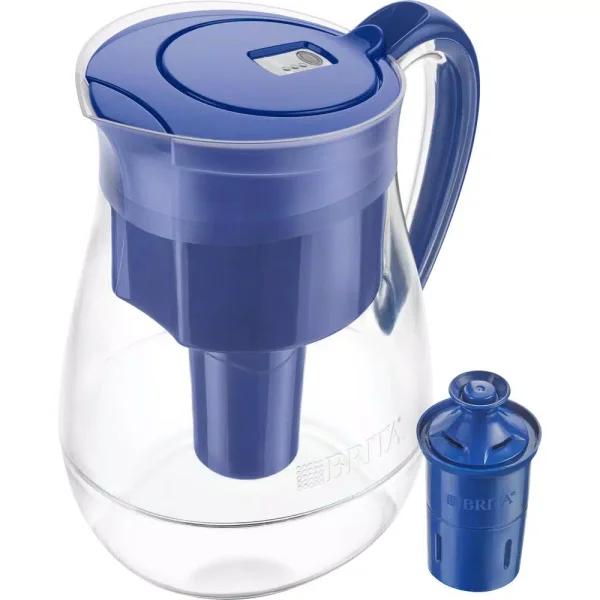 Brita Monterey 10-Cup Water Filter Pitcher with Longlast Filter, Blue