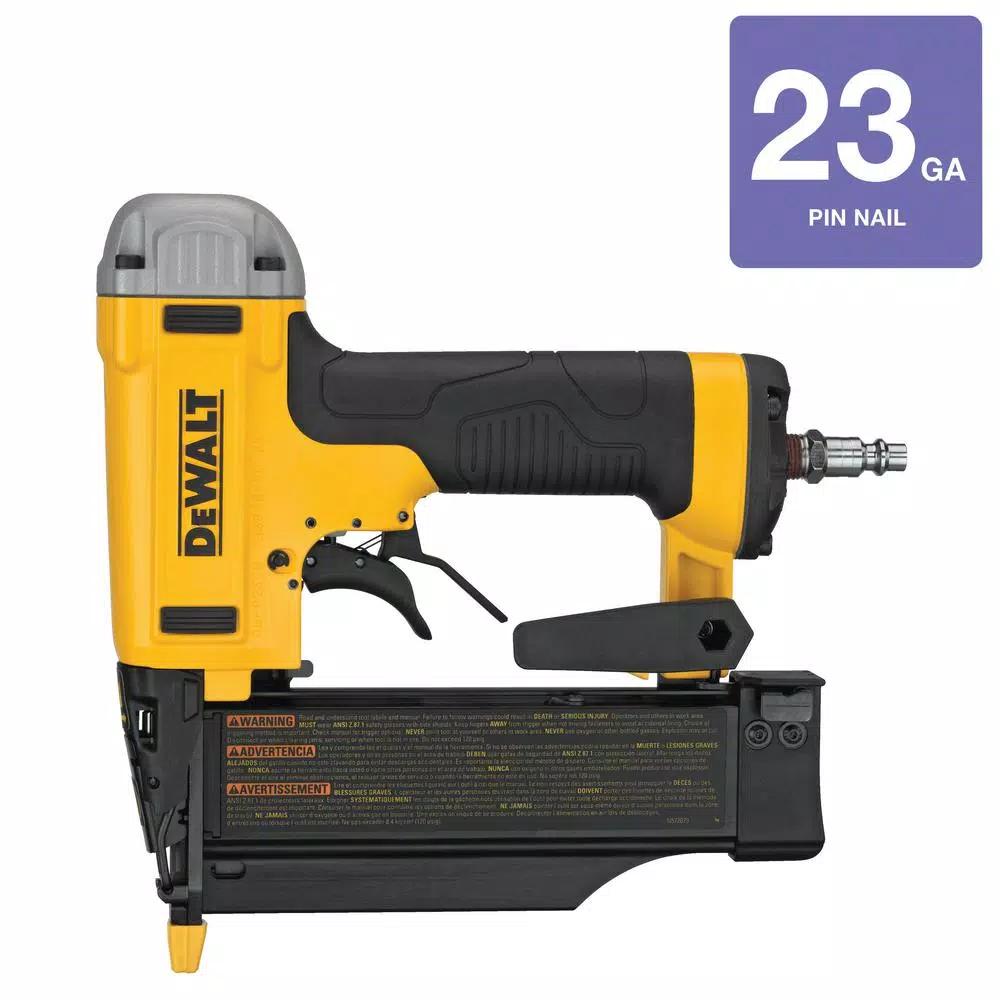 DEWALT 23-Gauge 2 in. Pin Nailer, Corded Air Nailer (DWFP2350K)