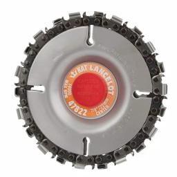 King Arthur's Tools Lancelot 4 in. 22-Teeth Steel Chainsaw Blade for Woodcarving and Angle Grinders thumbnail 1