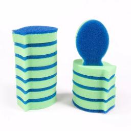 DishFish Dual Scrubber Sponge, Non-Scratch Cleaning Foam, 12-Pack thumbnail 2