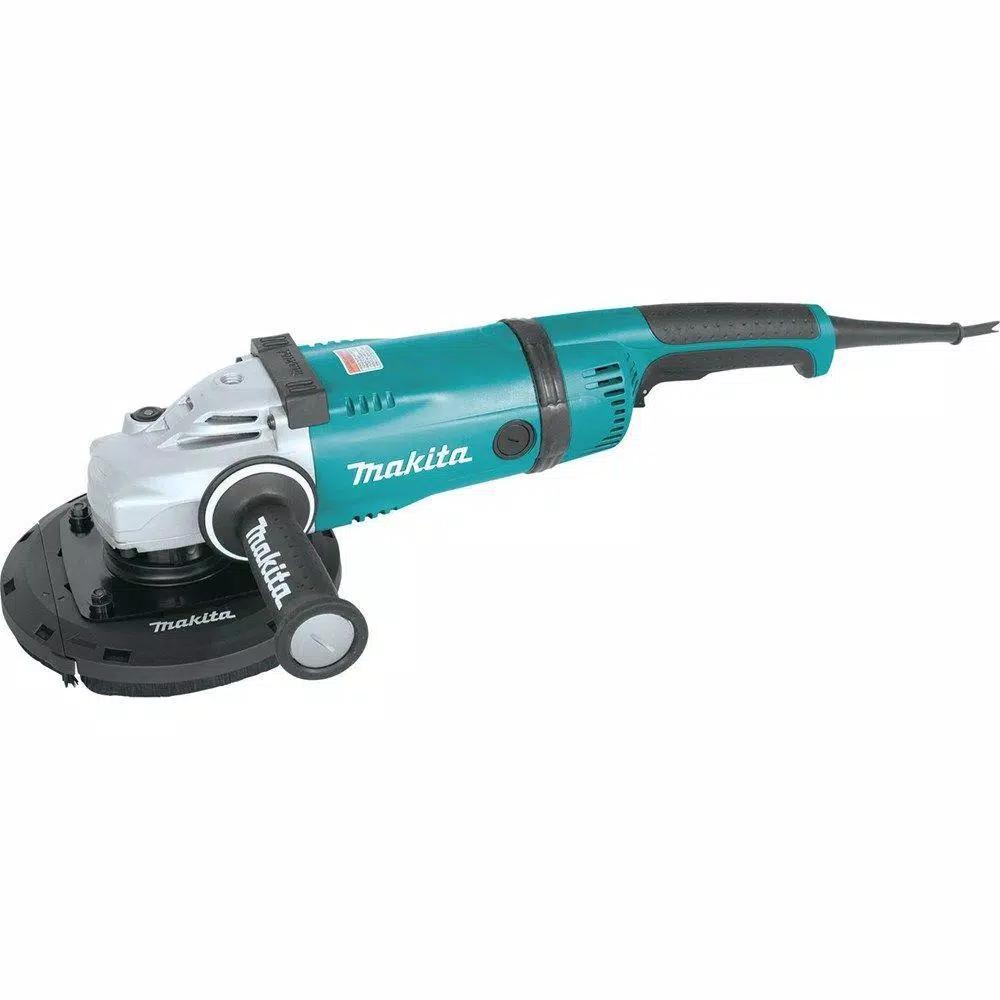 Makita 7 in. Grinder Dust Shroud (195368-6) with Spring-Loaded Suspension