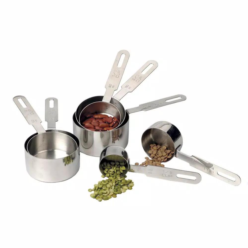 RSVP International Endurance 7-Piece Stainless Steel Measuring Cup Set
