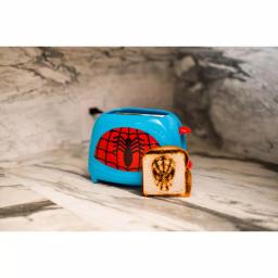 Uncanny Brands Spiderman Classic 2-Slice Red Toaster with Mask Toasting Plates thumbnail 5