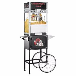 GREAT NORTHERN Top Star 12 oz. Commercial Quality Popcorn Machine with Cart, 1350W, Black thumbnail 6
