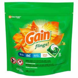 Gain Flings Island Fresh Scent Laundry Detergent Pods, 16-Count (6-Pack) thumbnail 4