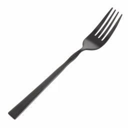 Megachef Cravat 20-Piece Matte Black Flatware Set, 18/10 Stainless Steel Silverware Service for 4 thumbnail 2