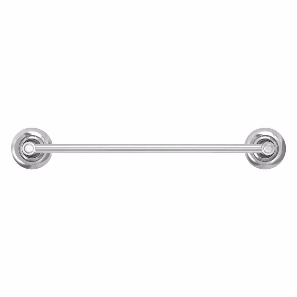 Glacier Bay Tennyson 3-Piece Chrome Bath Hardware Set with 18 in. Towel Bar, Towel Ring, and Toilet Paper Holder