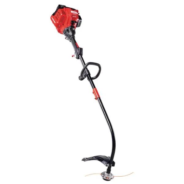 Troy-Bilt 25 cc Gas 2-Cycle Curved Shaft String Trimmer with Attachment Capability