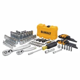 DEWALT 108-Piece 1/4 in. and 3/8 in. Drive Polished Chrome Mechanics Tool Set thumbnail 6