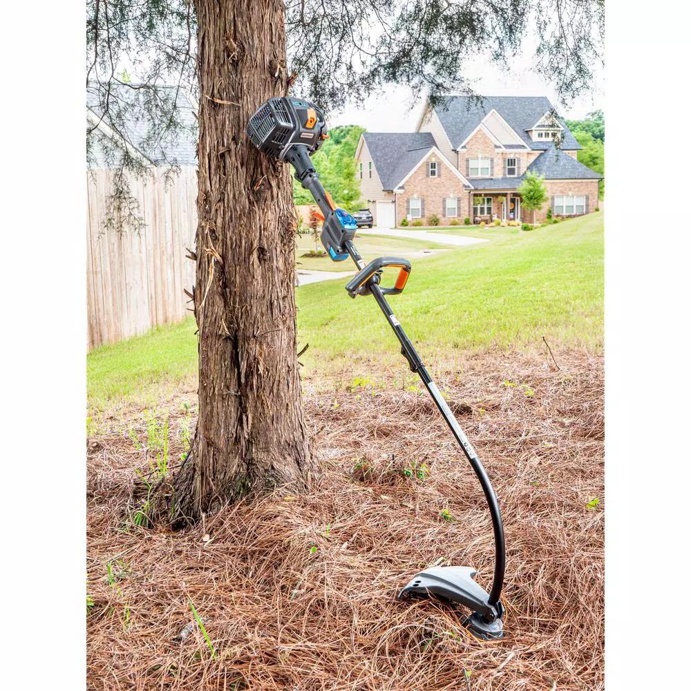 Lawnmaster NOPULL 26cc 2-Cycle Gas String Trimmer with Electric Push Button Start
