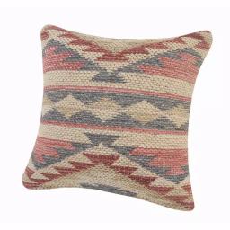 LR Home Eclectic Multi-color Southwestern Graphic Throw Pillow, 18 x 18 in, 100% Cotton thumbnail 4