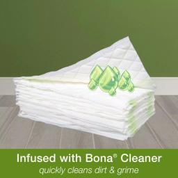 Bona Disposable Wet Cleaning Pads for Hard-Surface Floors, 12-Pack thumbnail 6