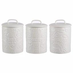 Mason Cash In the Forest 3-Piece Stoneware Coffee, Sugar and Tea Canister Set thumbnail 1