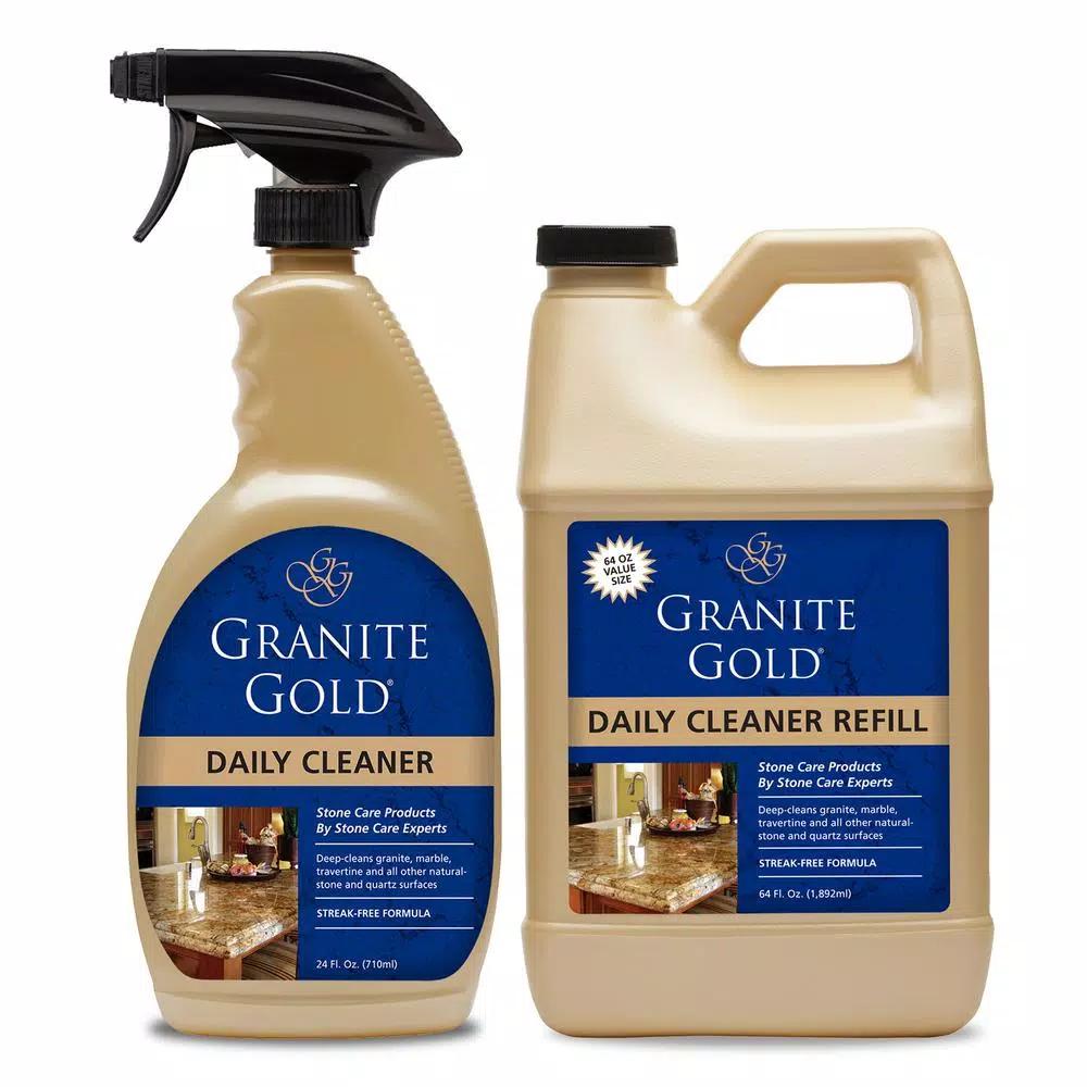 Granite Gold Daily Cleaner Value Pack - Streak-Free Natural Stone and Quartz Surface Cleaner