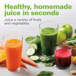 Hamilton Beach Big Mouth Centrifugal Juicer, 825W, 20 oz. Grey thumbnail 3