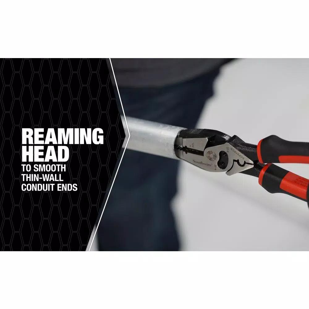 Southwire SCP9TPCB 9 in. Side-Cutting Combination Pliers Multi-Tool