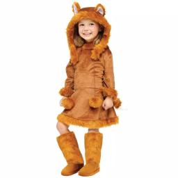 Unbranded Large Girls Sweet Fox Halloween Costume - Animal Theme thumbnail 1
