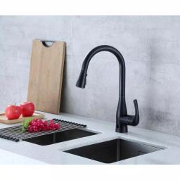 Flow Series Motion Activated Single-Handle Pull-Down Kitchen Faucet, Oil Rubbed Bronze (3-Pack) thumbnail 2