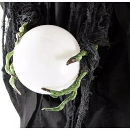 Haunted Hill Farm 6.5 ft. Animatronic Wicked Witch Halloween Prop with Sound and Light thumbnail 8