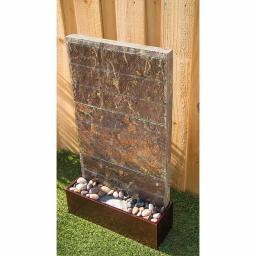 Kenroy Home Stream Resin and Slate Floor and Wall Water Fountain with LED Light thumbnail 10