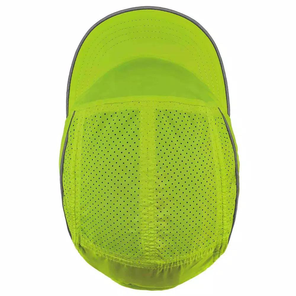 Ergodyne Skullerz 8955 Lightweight Lime Green Vented Bump Cap with Short Brim