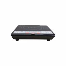 Tayama 1500W Single Burner 8 in. Black Induction Hot Plate with Shabu Cooking Pot thumbnail 1