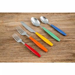 Fiesta Jamboree 20-Piece Flatware Set, Multi-Color 18/0 Stainless Steel, Service for 4 thumbnail 3